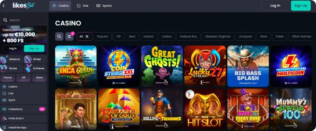 bibliotheek met meer dan 4.100 titels die speciaal zijn Likesbet casino